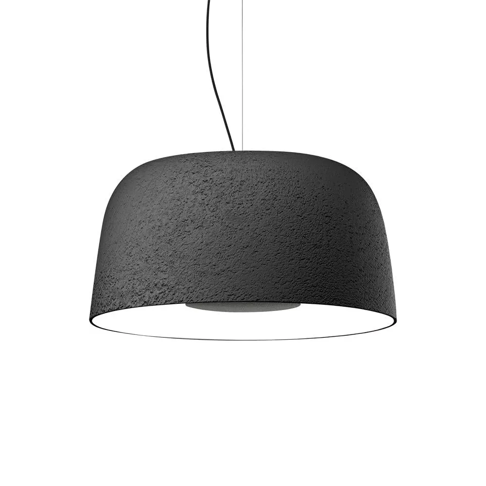 Medium Bell Pendant Light - Sky Blue, Stone