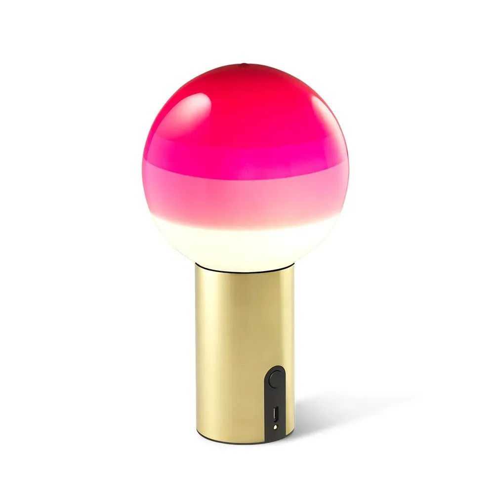 Portable Rechargeable Lamp - Blue, Glass