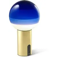 Portable Rechargeable Lamp - Blue, Glass