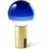 Portable Rechargeable Lamp - Blue, Glass