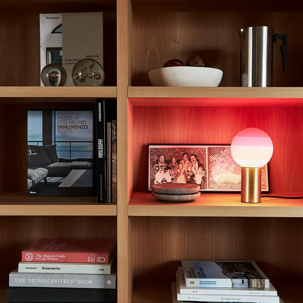 Portable Rechargeable Table Lamp - Green, Glass