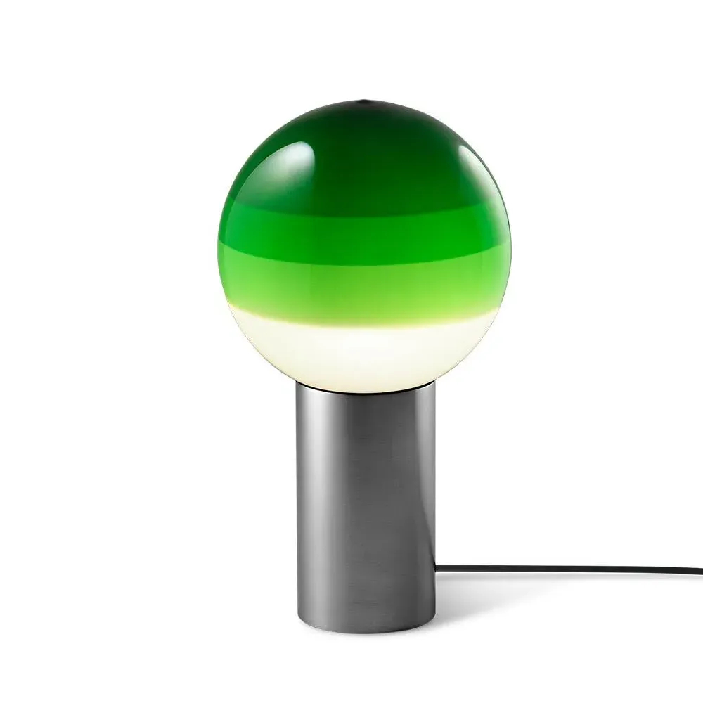 Small Table Lamp with Gradient Shade - Amber, Glass