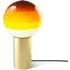 Small Table Lamp with Gradient Shade - Amber, Glass