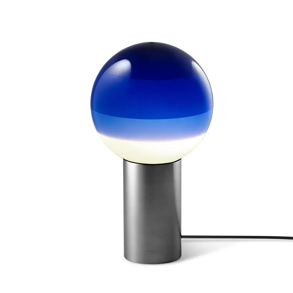 Small Table Lamp with Gradient Shade - Blue