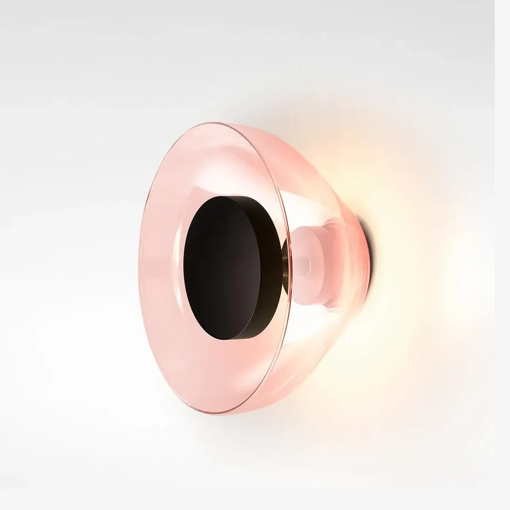 Wall Light with LED - Smoked, Glass