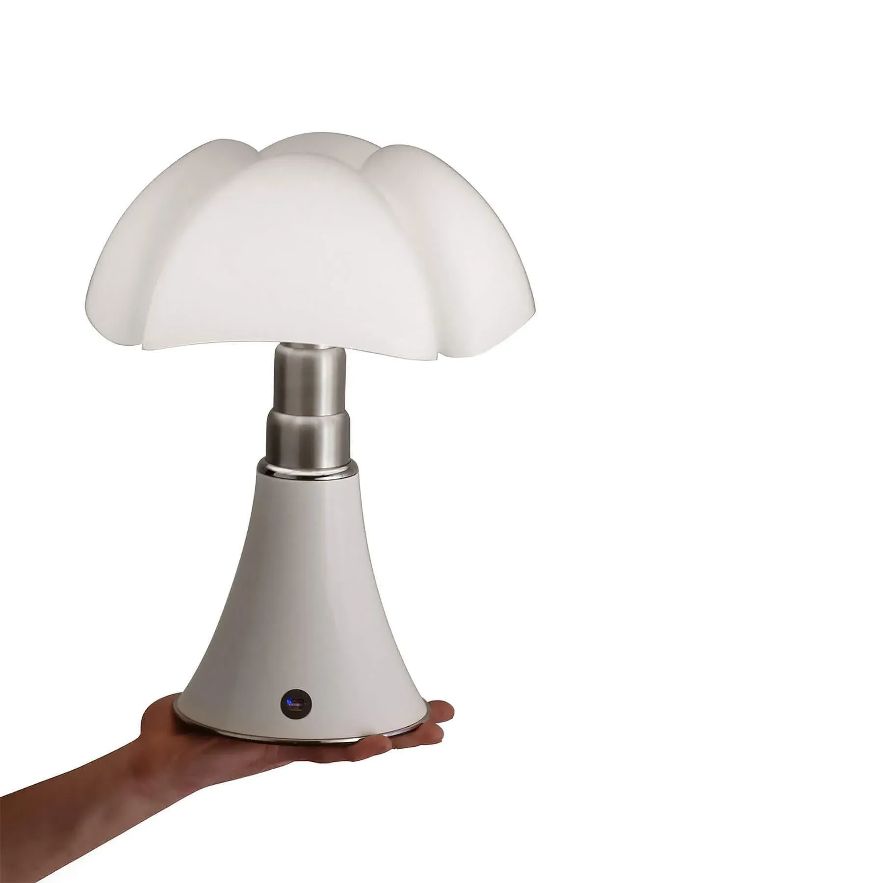 Portable Table Lamp with Touch Sensor - White