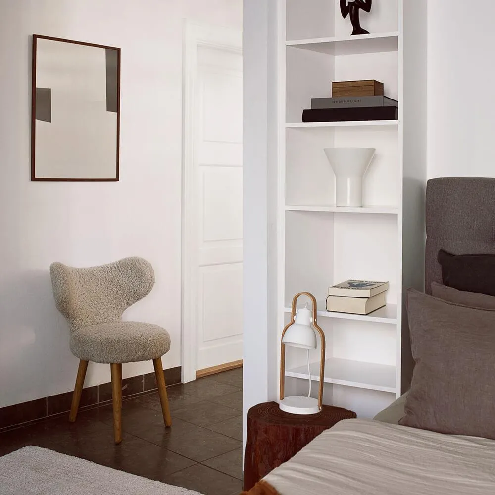 Upholstered Dining Chair with Arms - Moonlight