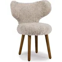 Upholstered Dining Chair with Arms - Moonlight