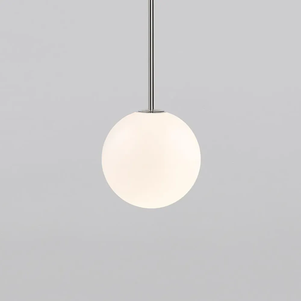 150cm Pendant Light - Nickel Plated Brass