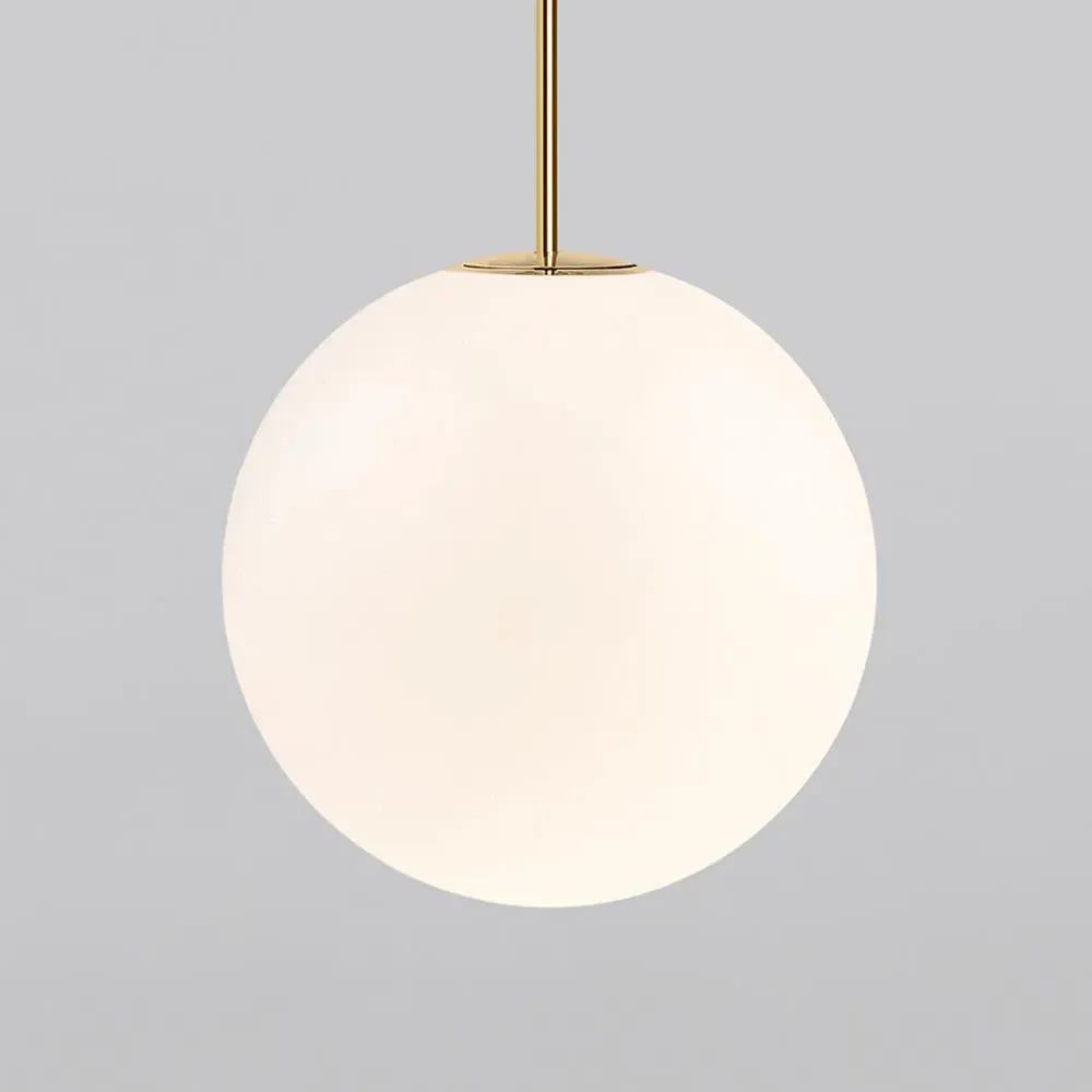 80cm Pendant Light - Nickel Plated Brass