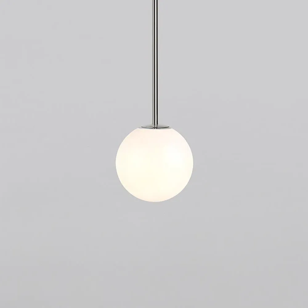 80cm Pendant Light - Nickel Plated Brass