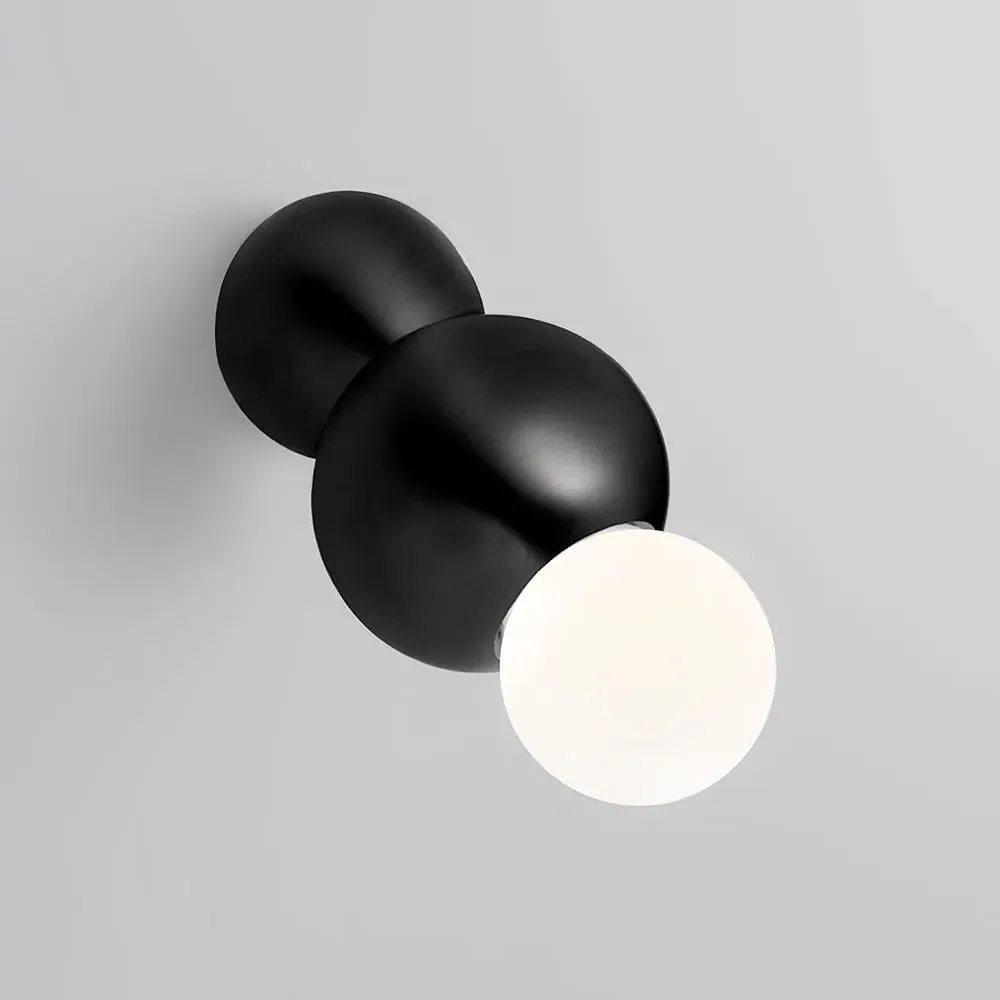 Ball Wall Light - Polished Brass, Glass