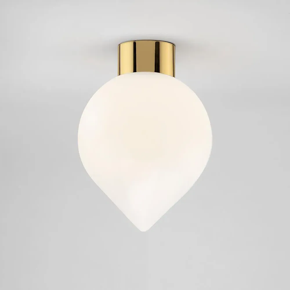 Bob Ceiling Light - Black, Patinated Brass