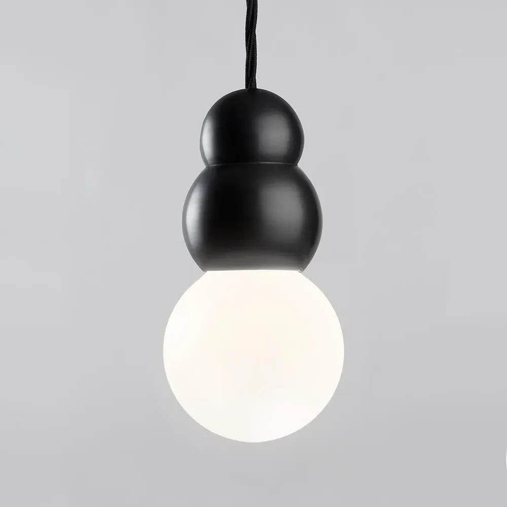 Large Ball Pendant Light - Nickel, Metal