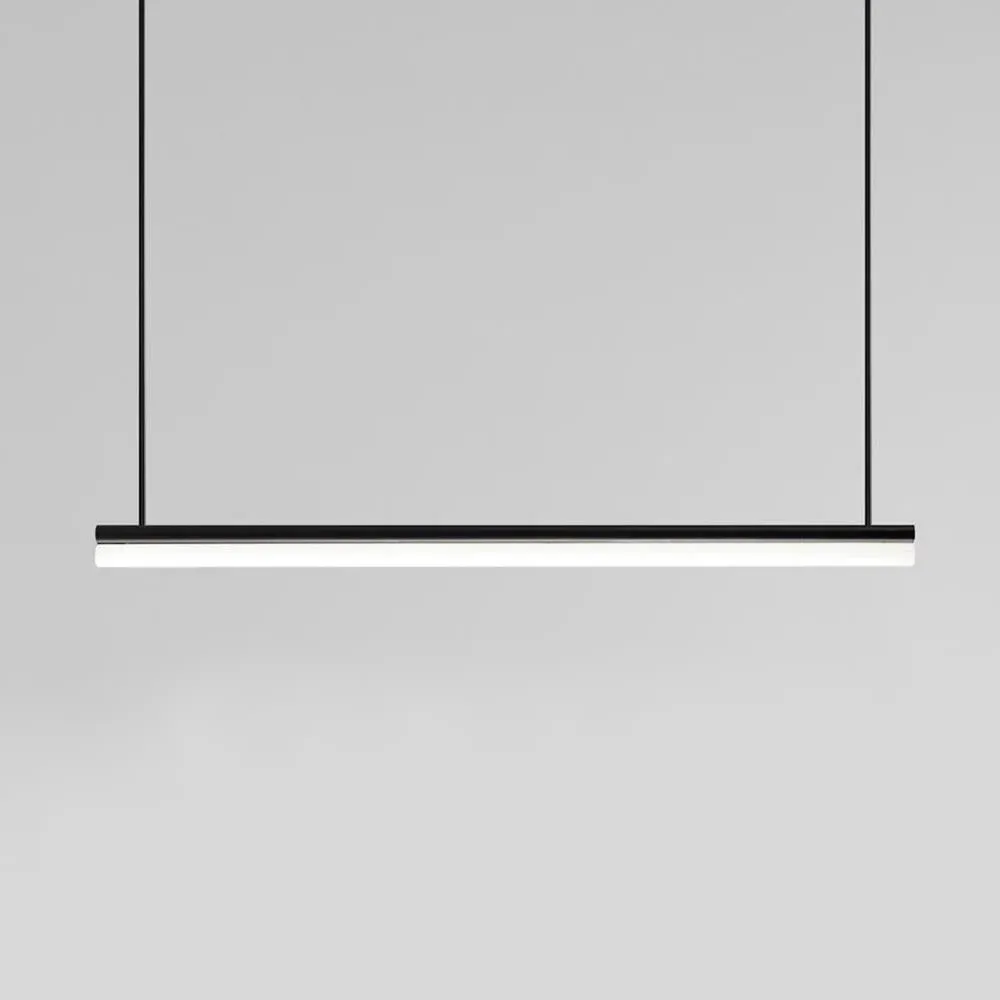 Linear Pendant Light with LED - Aluminium