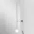 Mobile Chandelier 10 Wall Light - Opaline Glass
