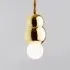 Small Ball Pendant Light - Polished Brass