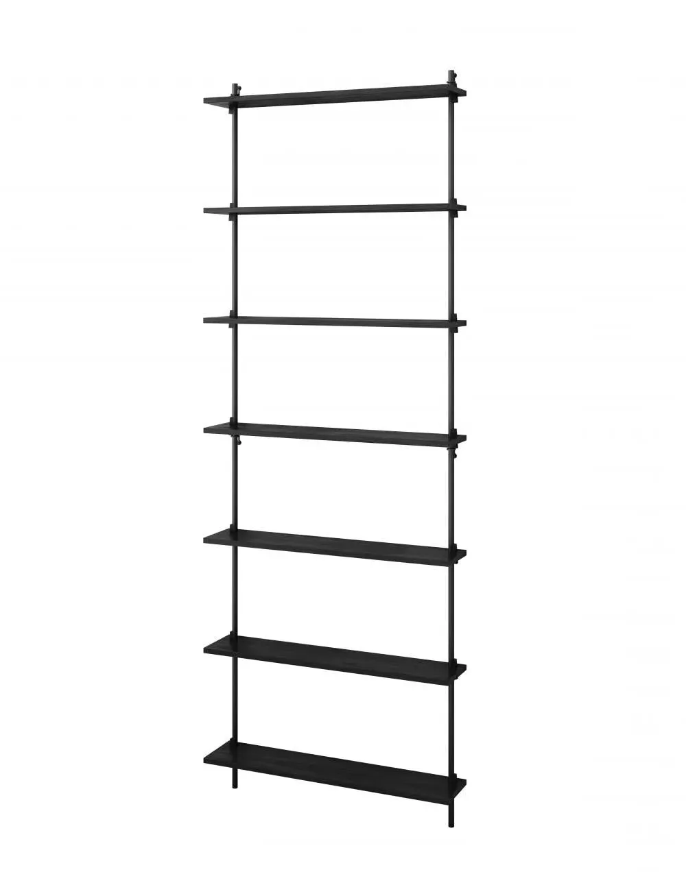 Extra Large Wall Shelving Set - Black, Steel