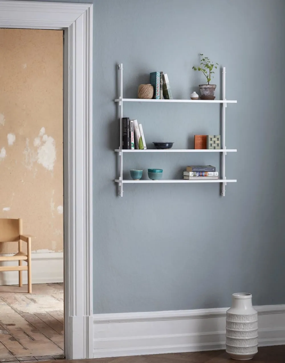 Extra Small Wall Shelving Set - Black, Steel