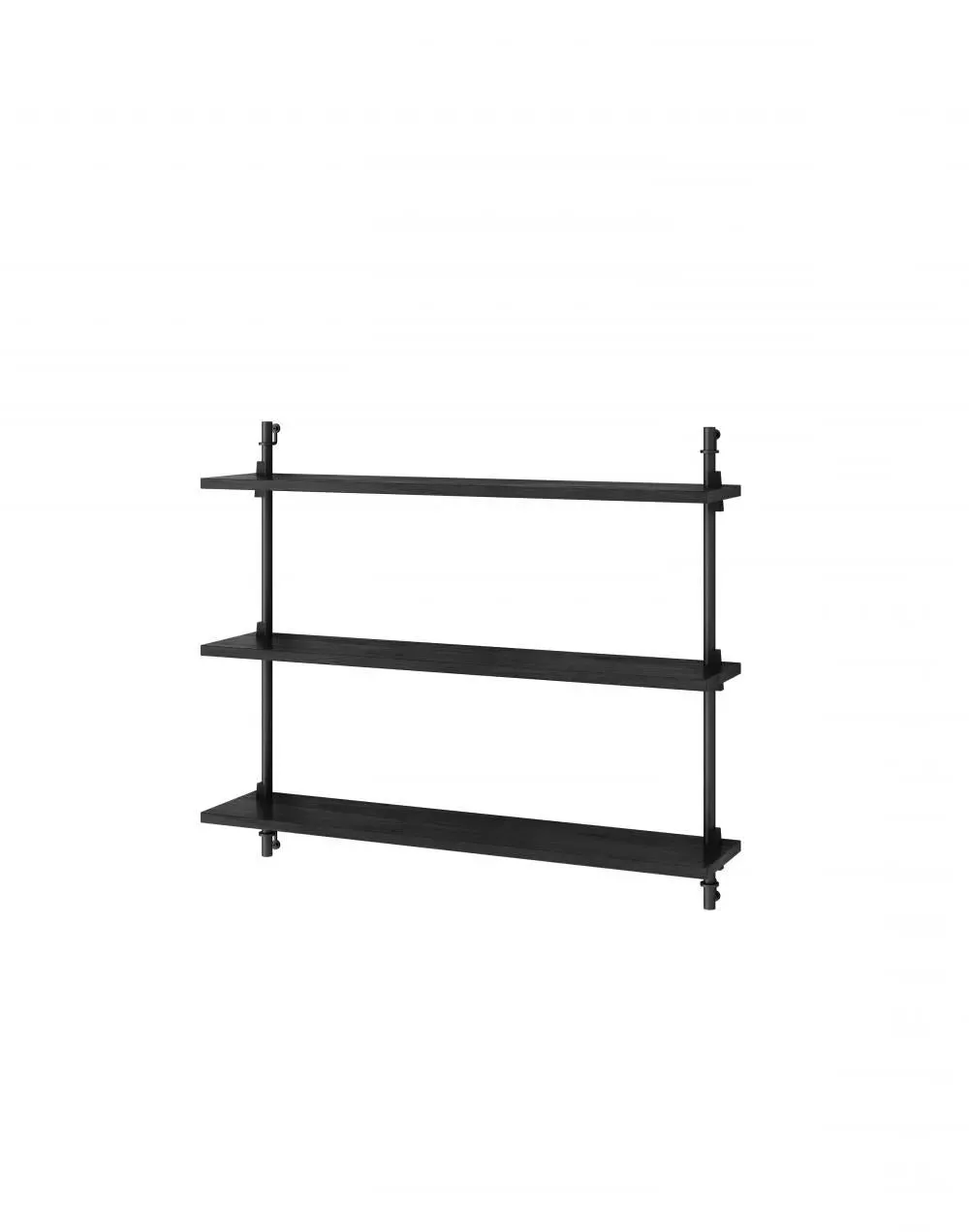Extra Small Wall Shelving Set - Black, Steel image