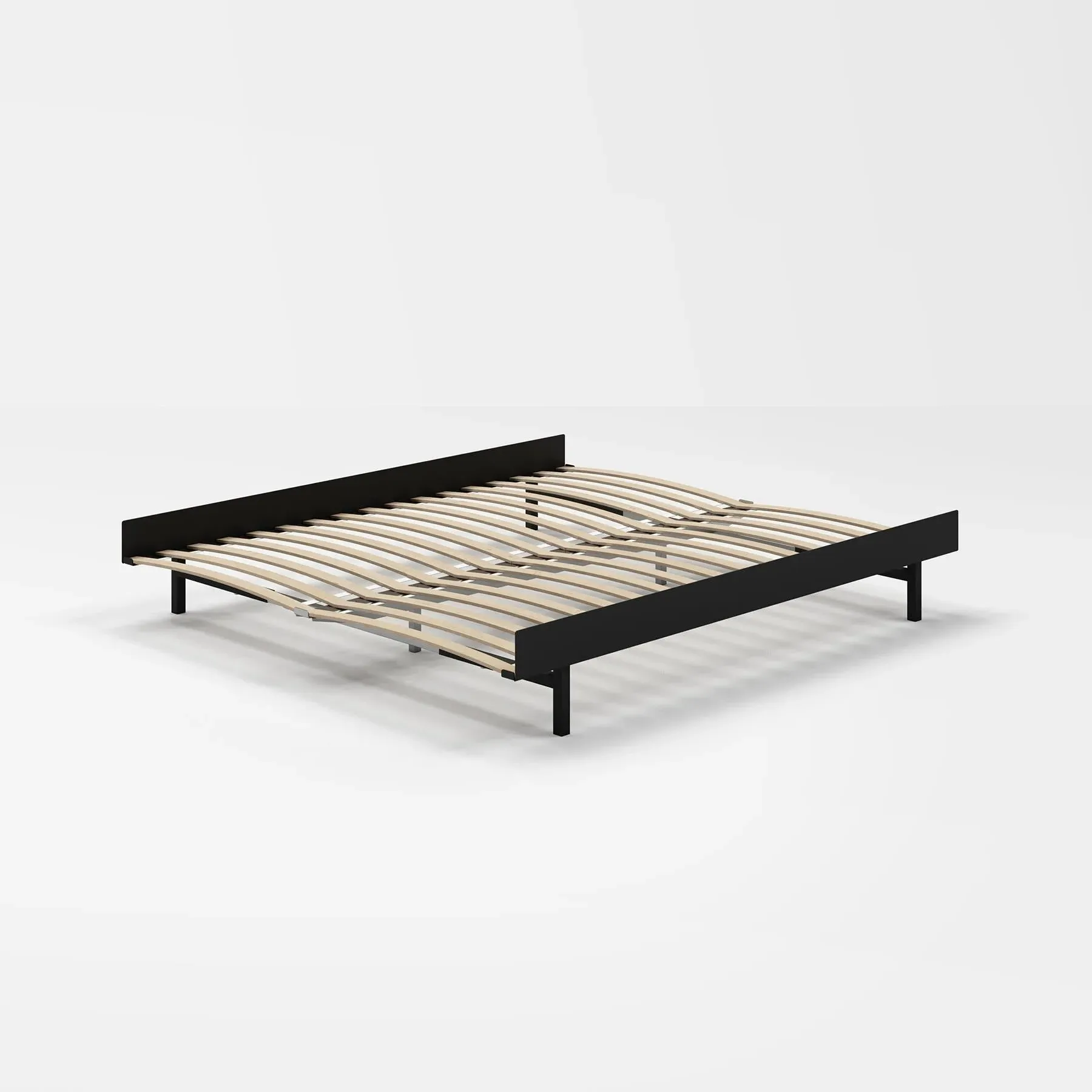 King Size Bed Frame - Black, Steel