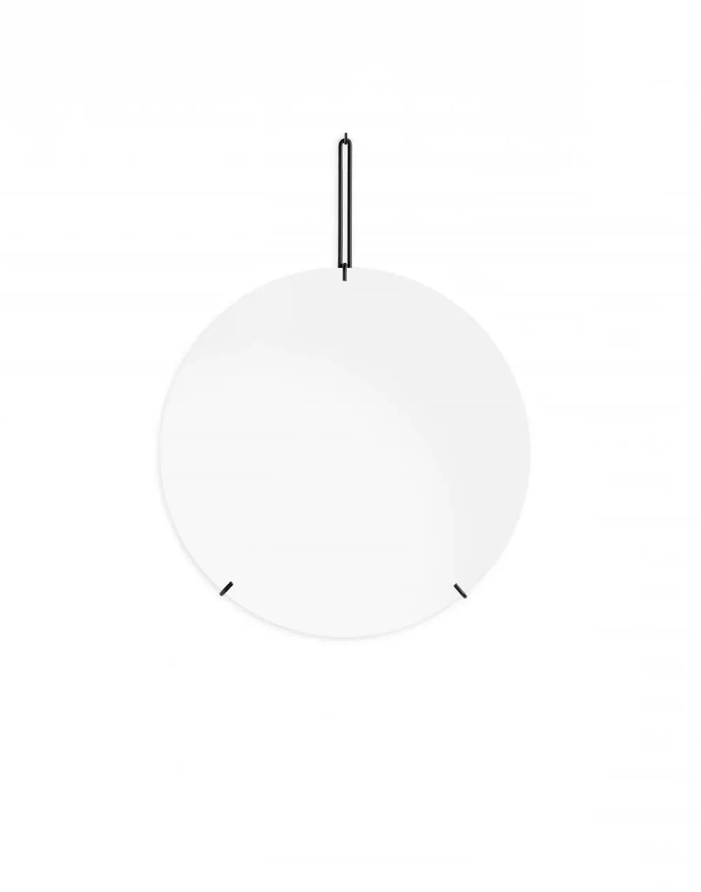 Large Wall Mirror - Chrome, Metal