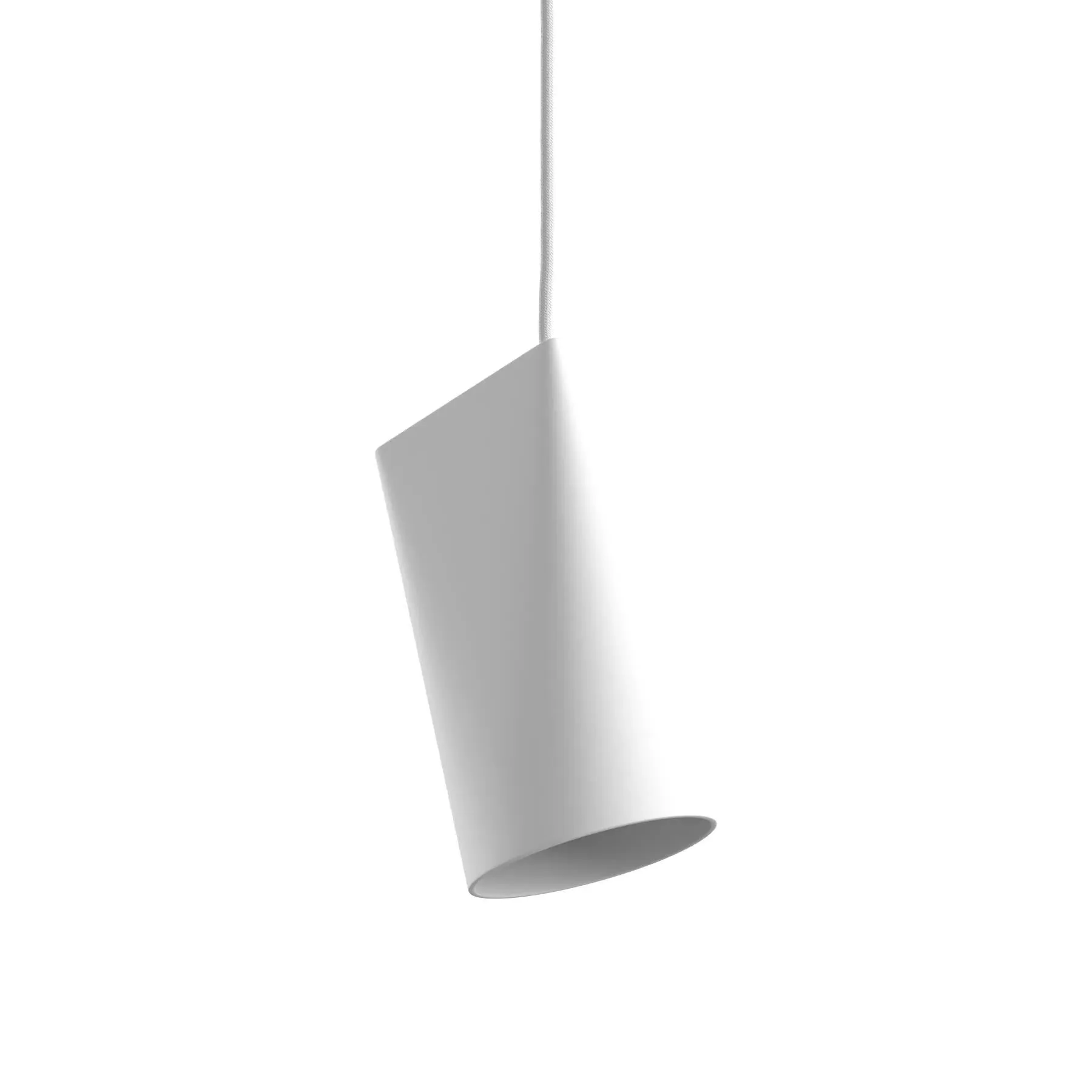 Narrow Pendant Light Rotatable - White, Ceramic