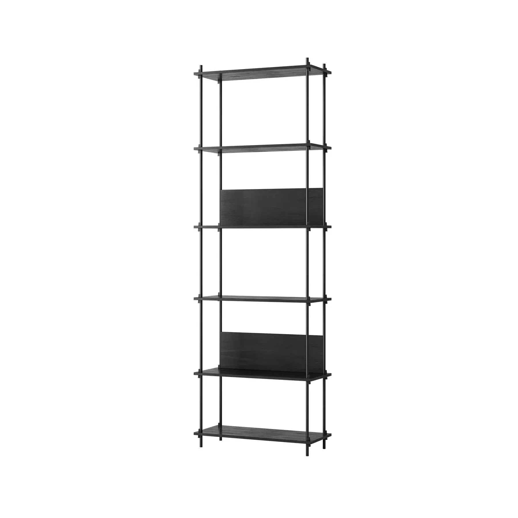 Single L-Shelf System - Black image