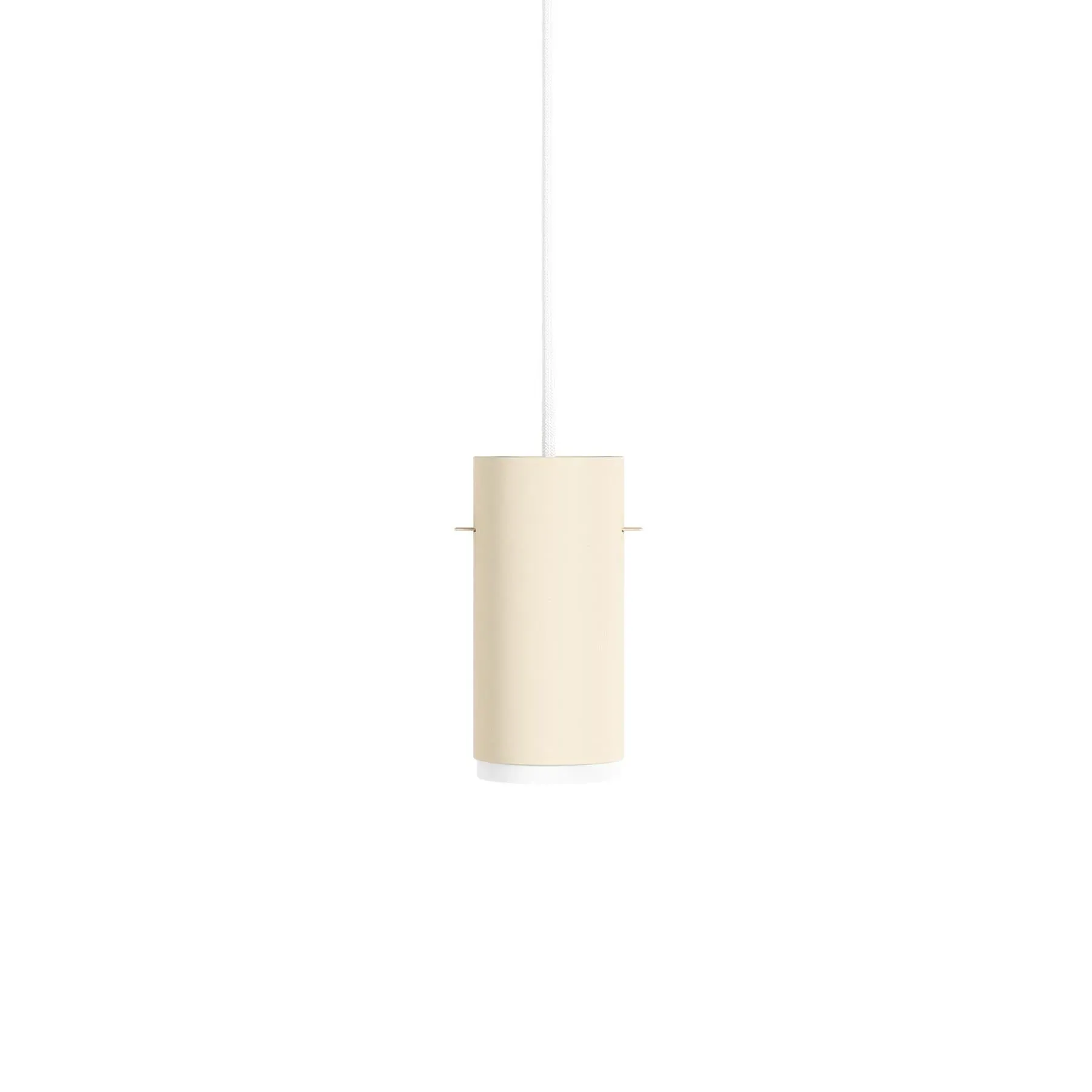 Small Tube Pendant Light - Beige, Aluminium image