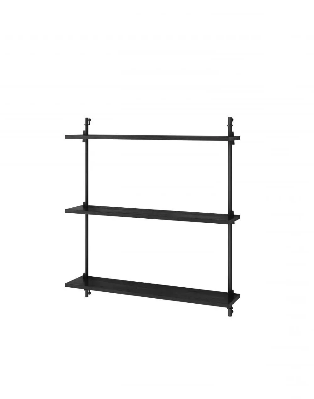 Small Wall Shelving Set - Black, Steel
