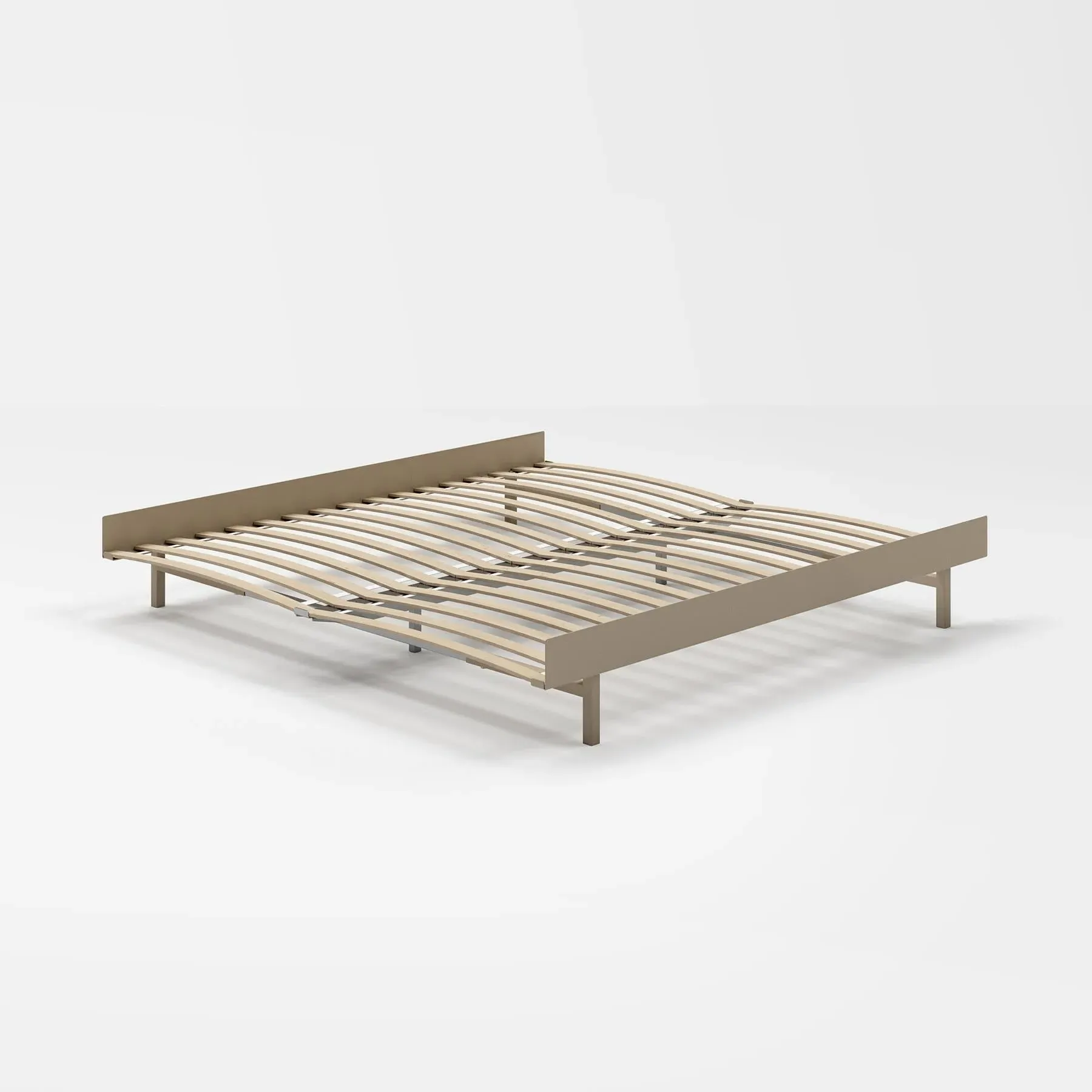 Super King Bed Frame - Sand, Steel