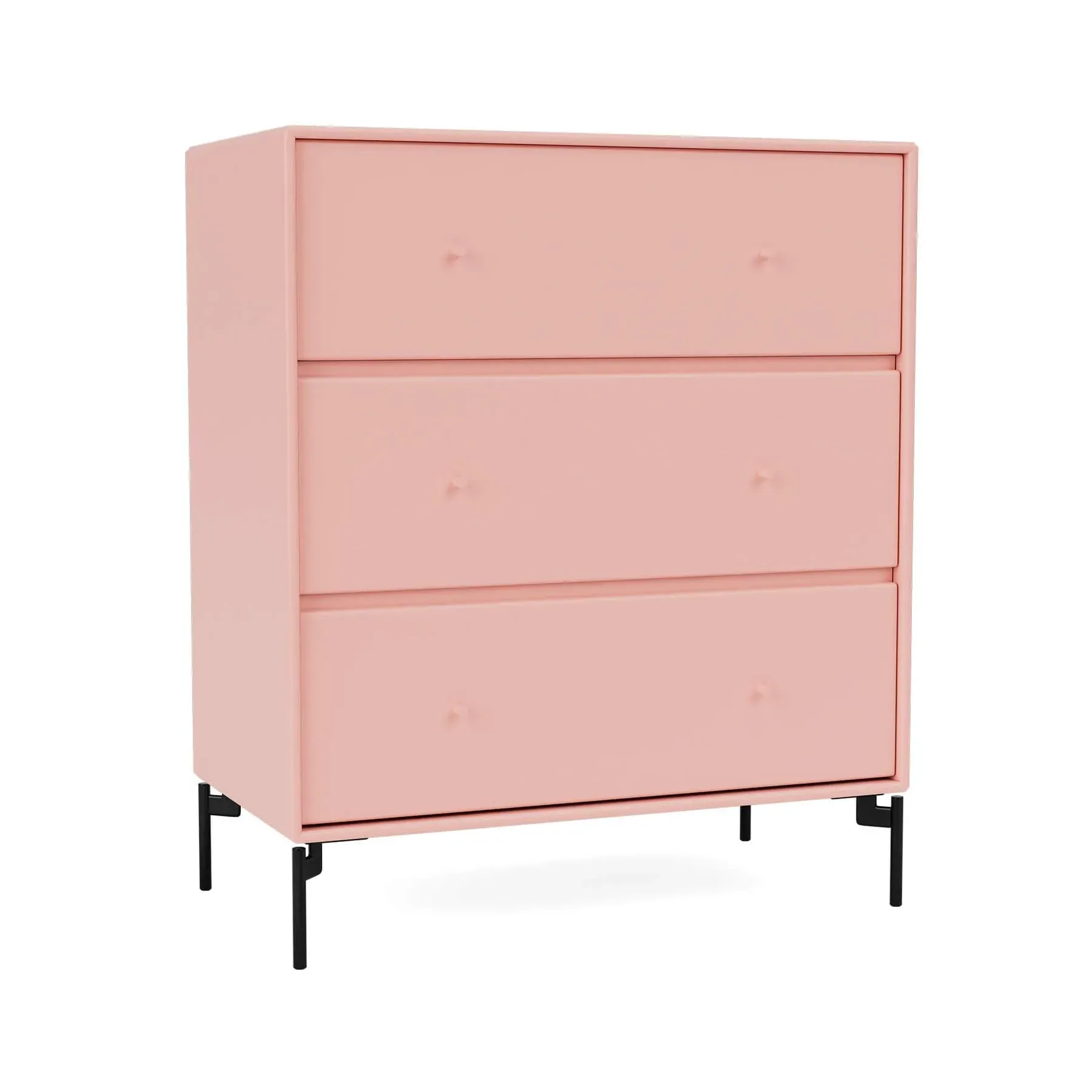 3-Drawer Dresser with Legs - Ruby