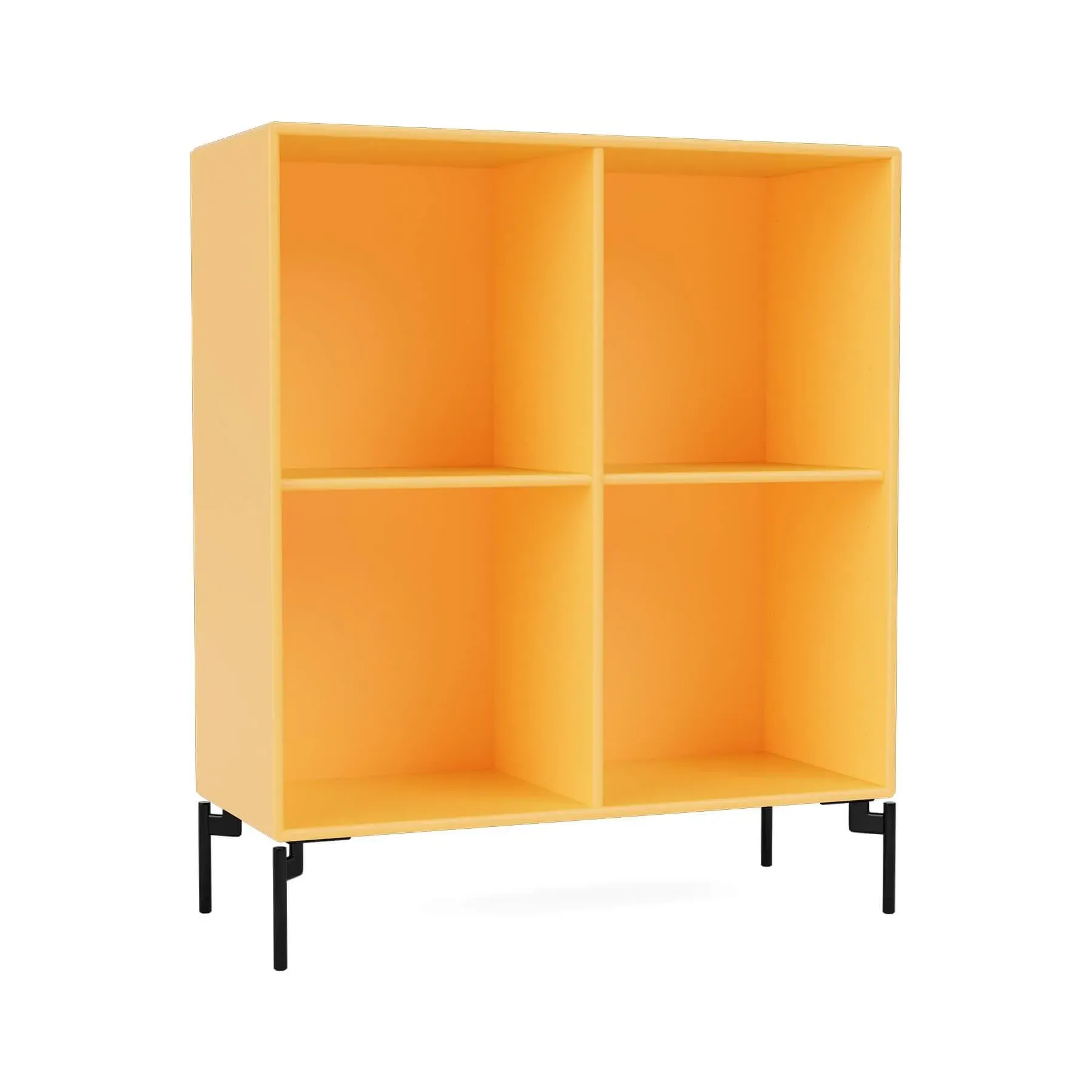 4-Compartment Bookcase with Legs - Acacia image