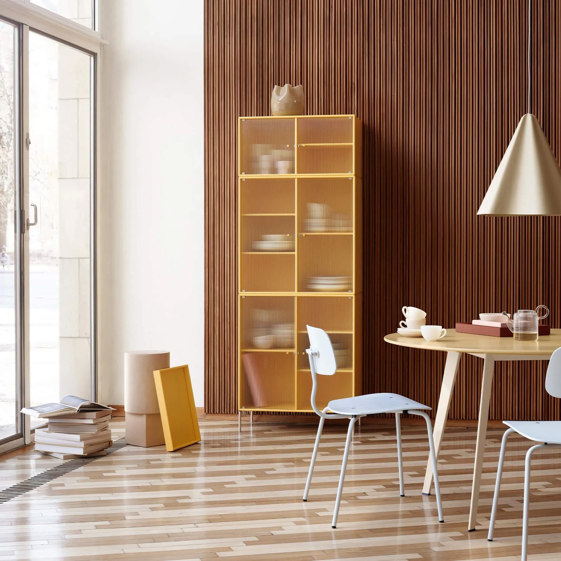 6-Door Storage Cabinet with Shelving - Ruby