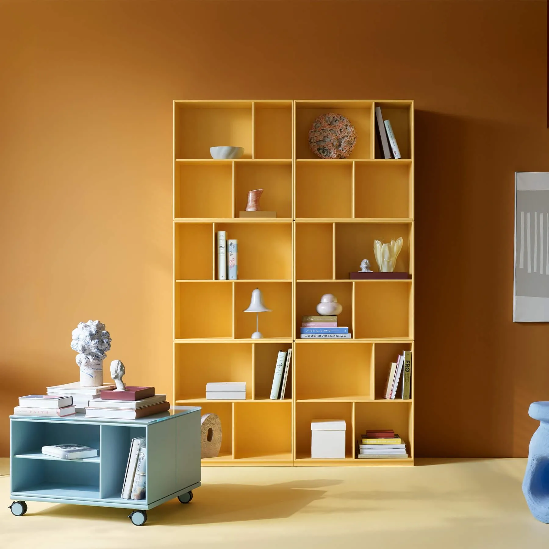 6-Module Bookshelf with Storage - Iris