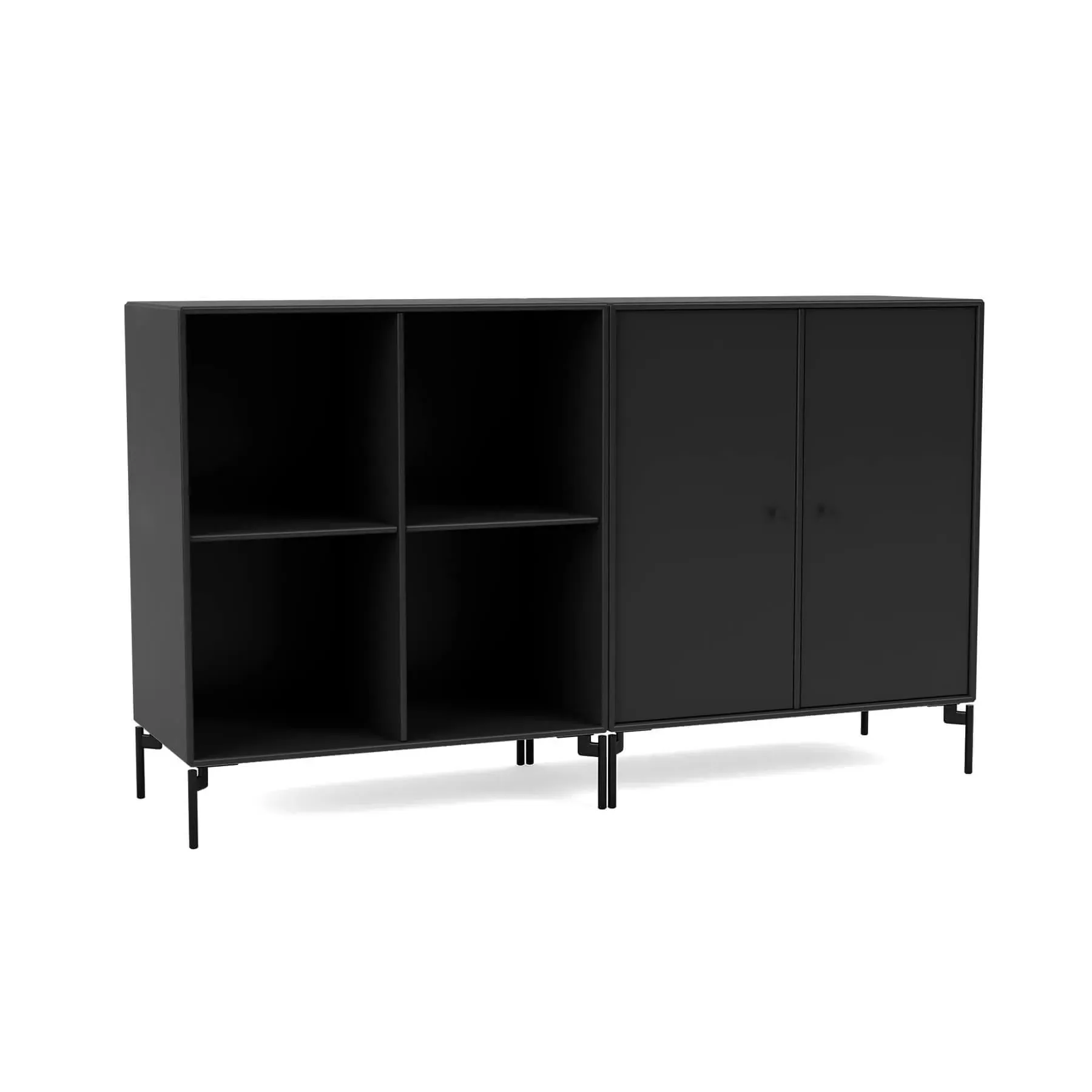 Classic Sideboard with Storage - Black
