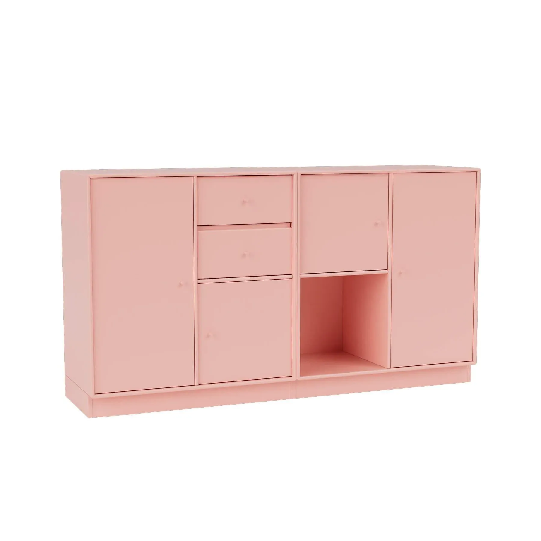Couple Sideboard with 7cm Plinth - Ruby