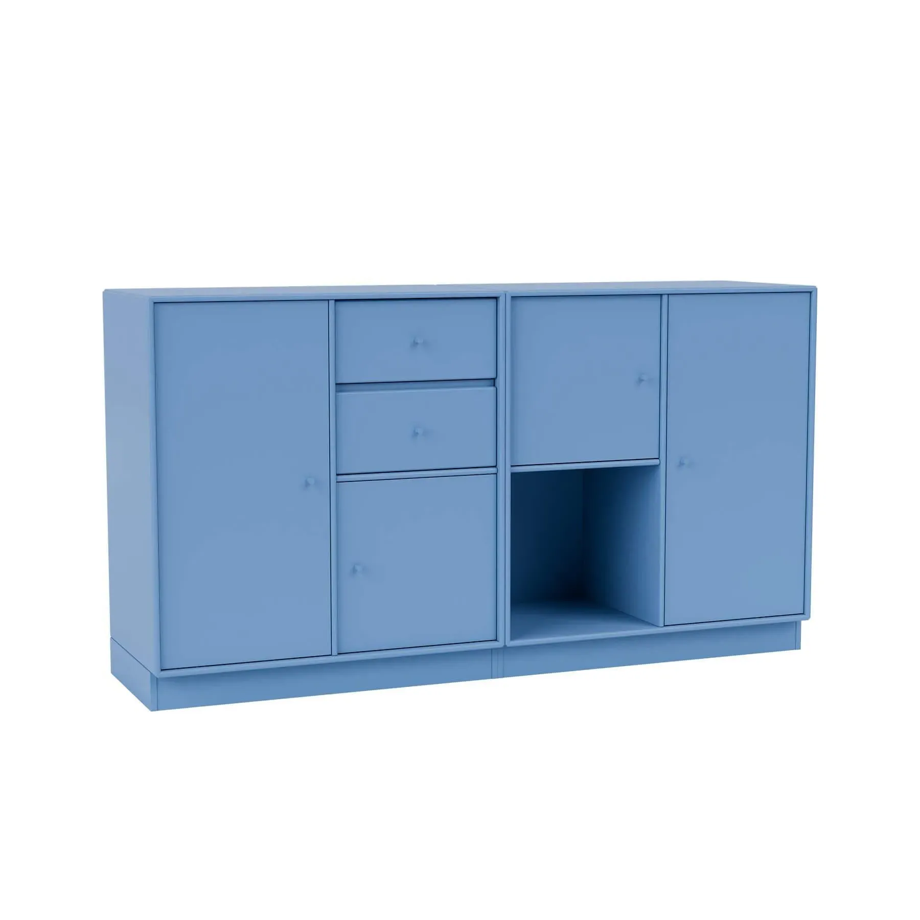 Couple Sideboard with Plinth - Azure