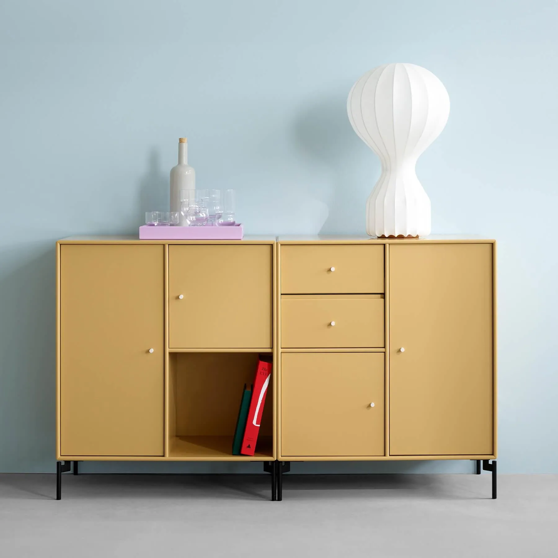 Couple Sideboard with Plinth - Hokkaido