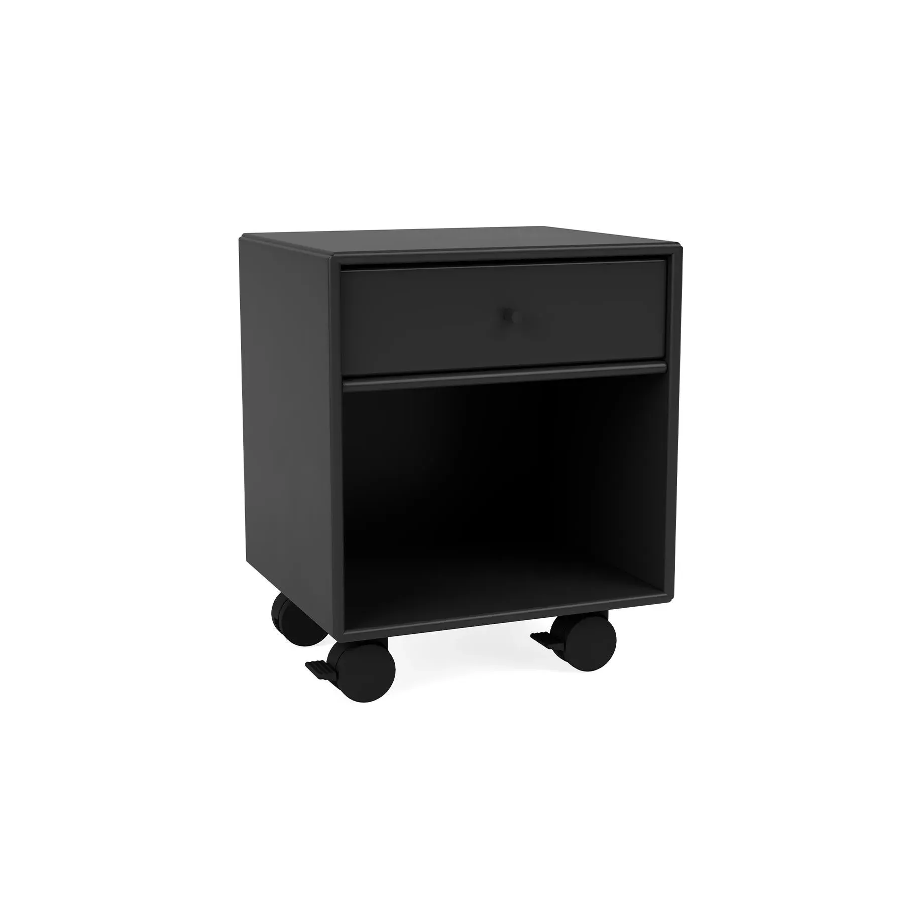 Dream Night Stand with Storage - Black