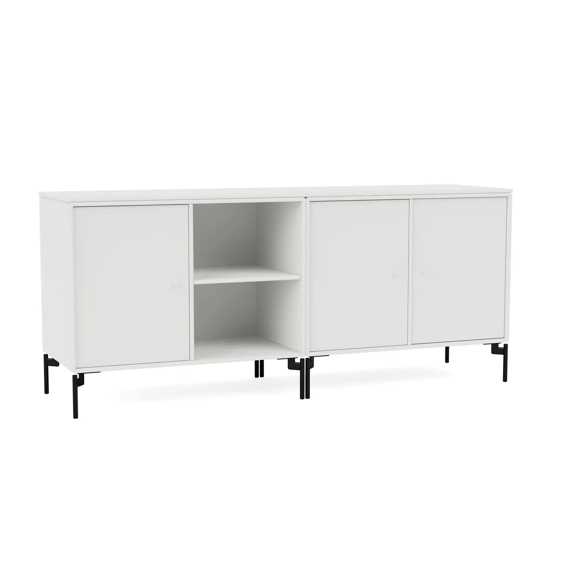 Modular Lowboard with Storage - Acacia