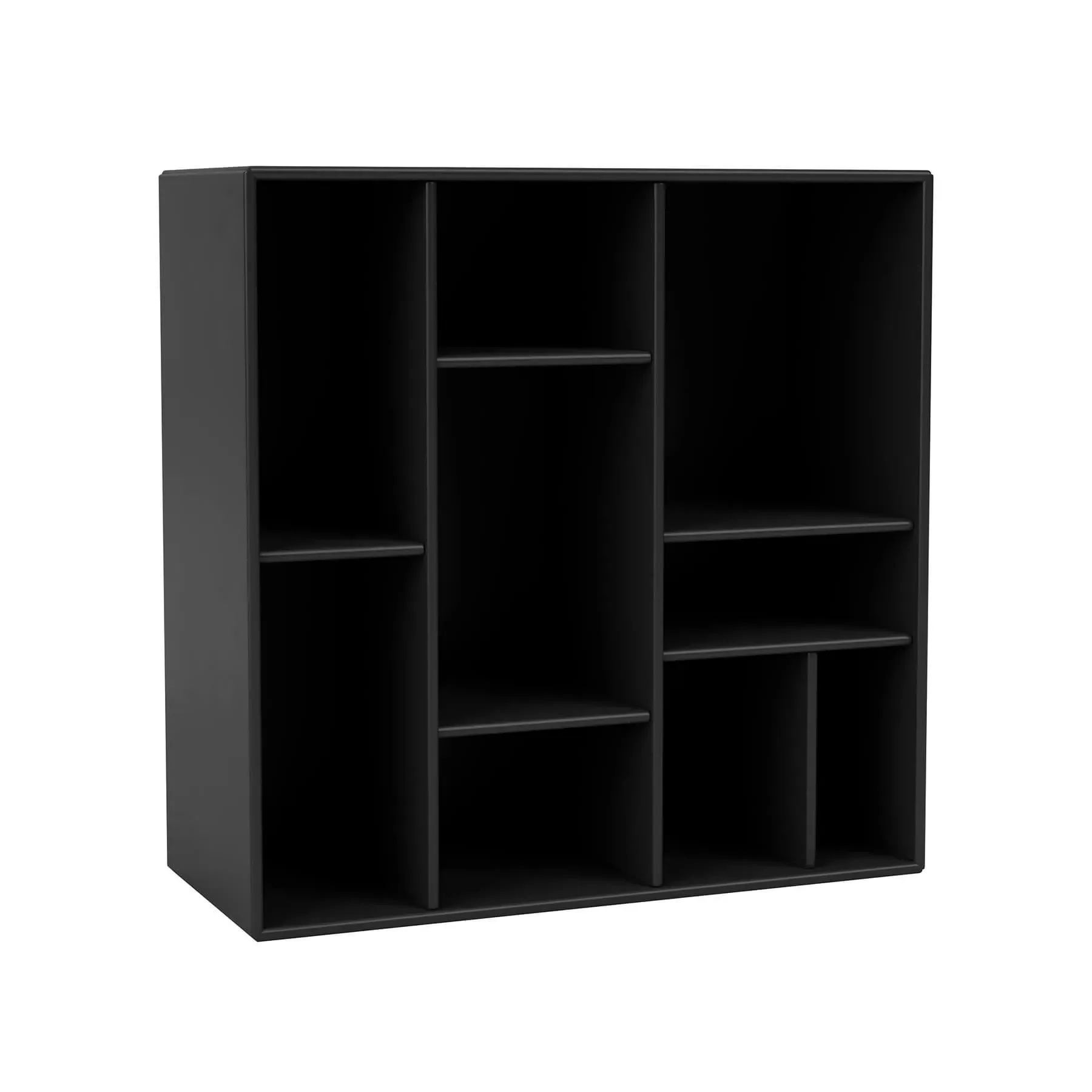 Modular Shelving Unit Wall Mounted - Black image