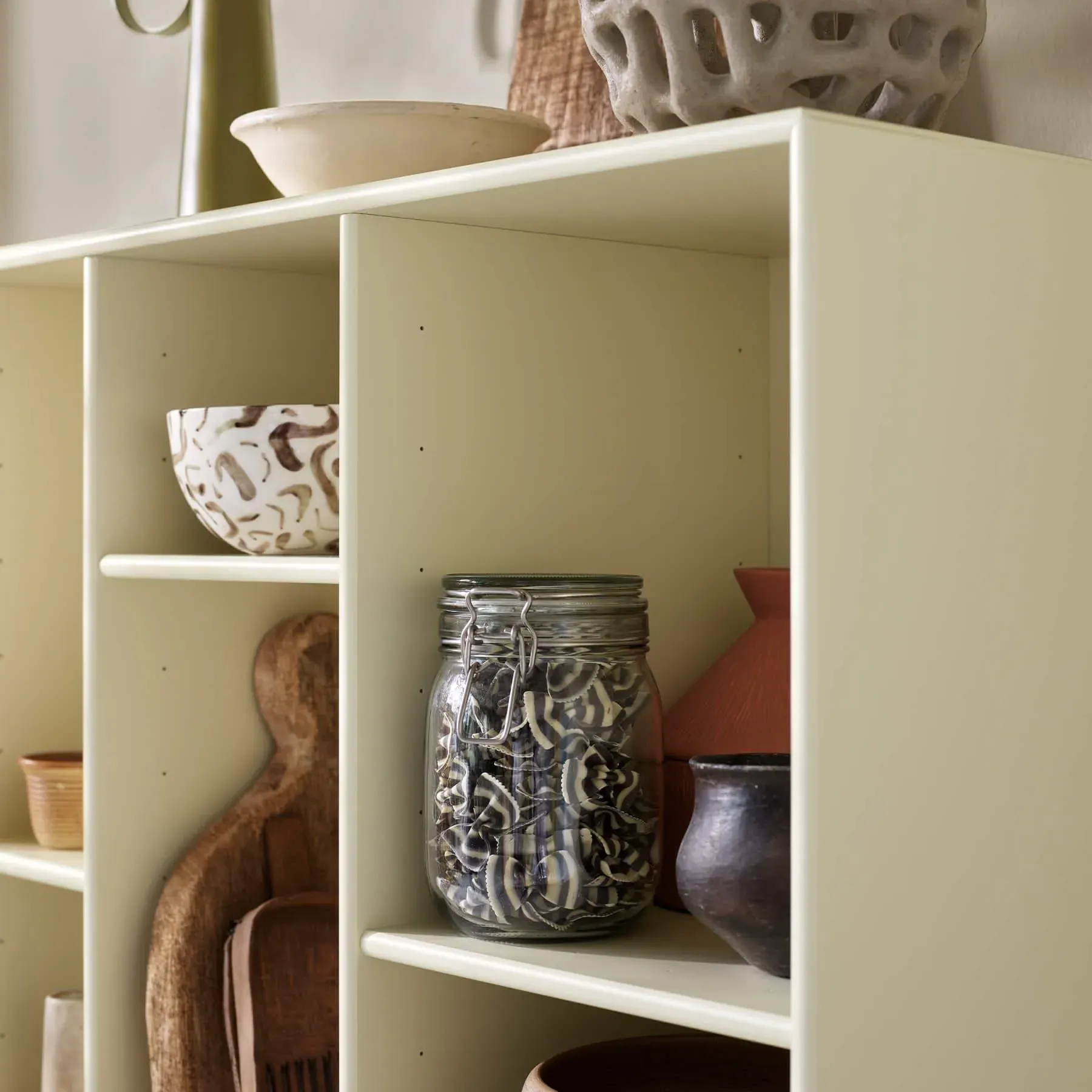 Modular Shelving Unit Wall Mounted - White