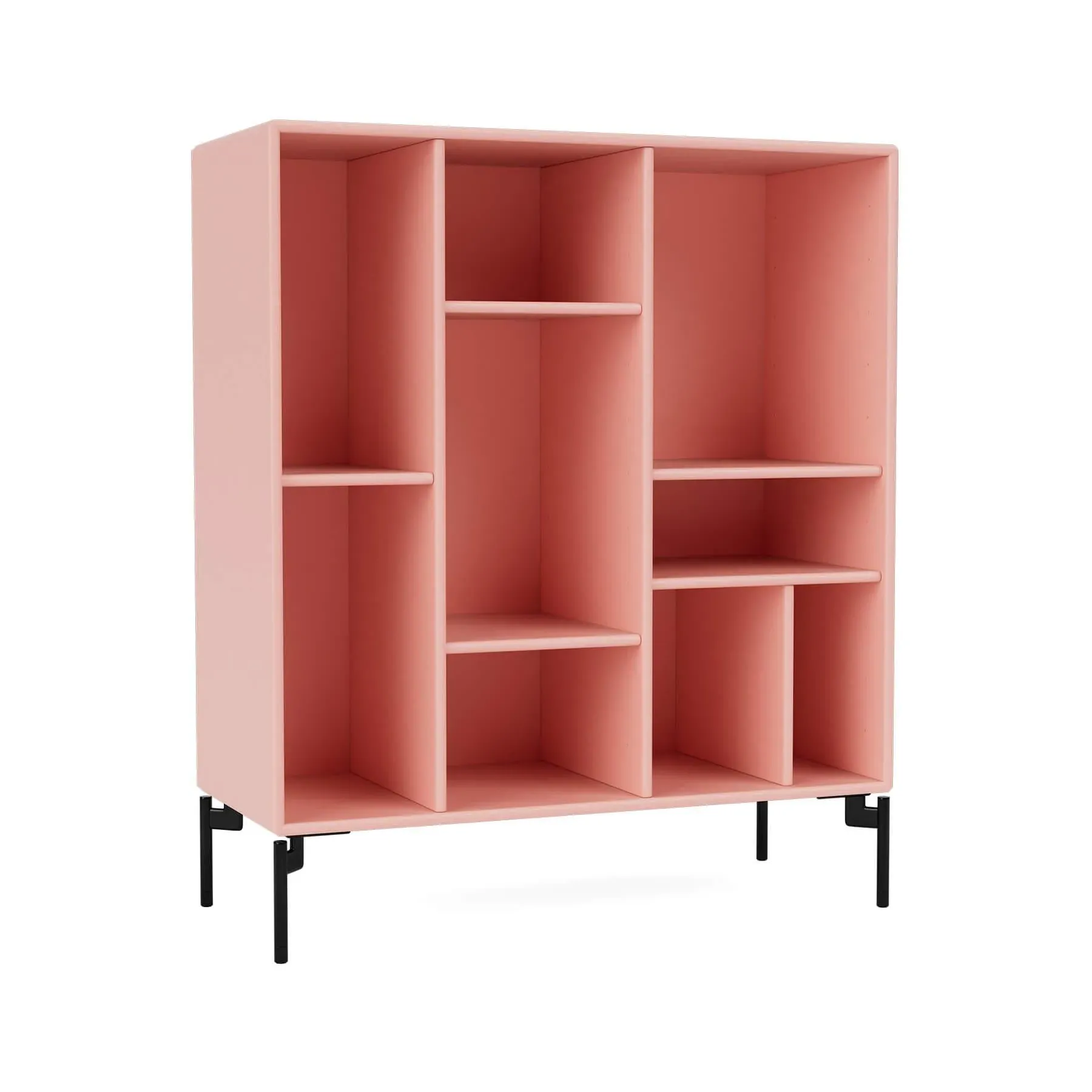 Modular Shelving Unit with Legs - Ruby