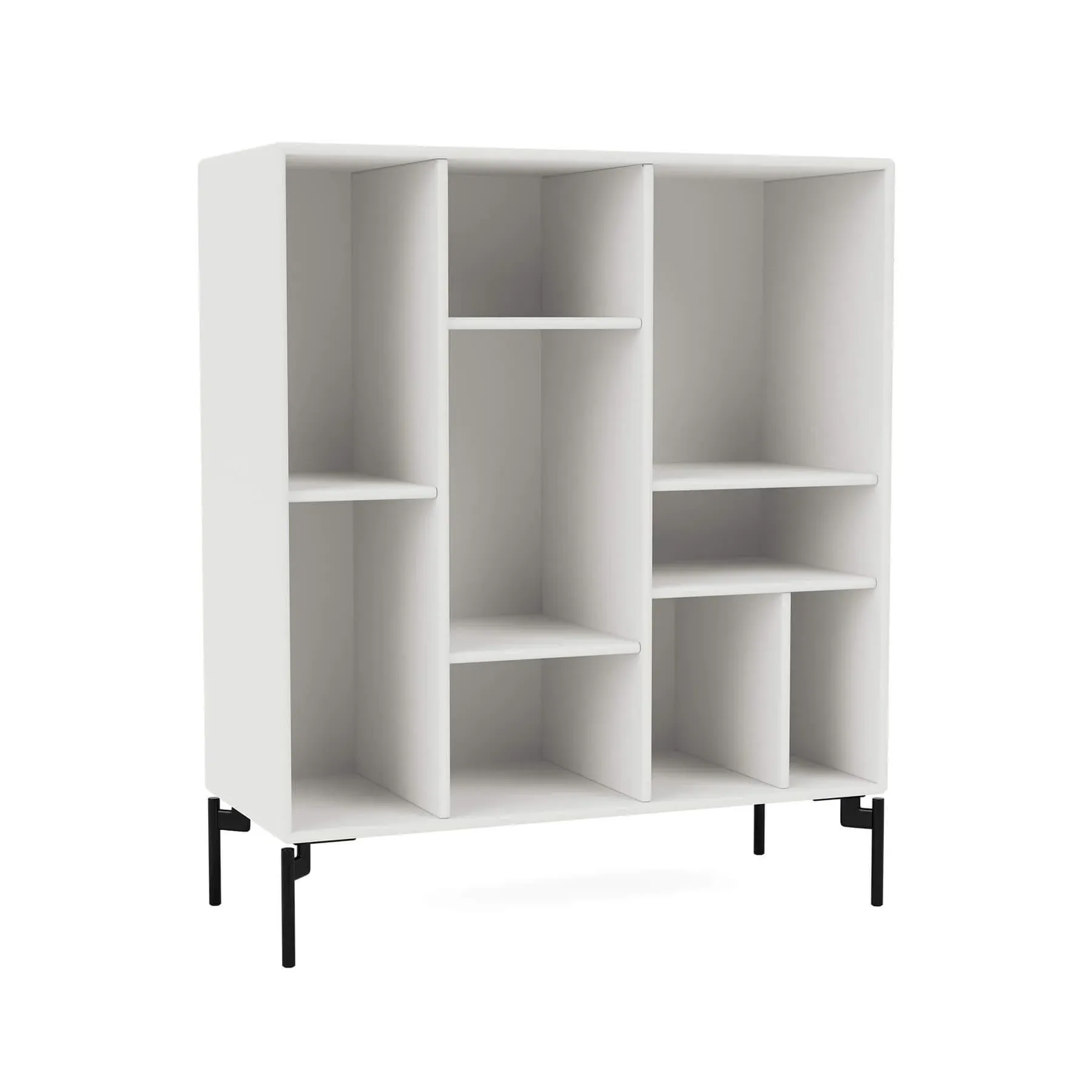 Modular Shelving Unit with Legs - White