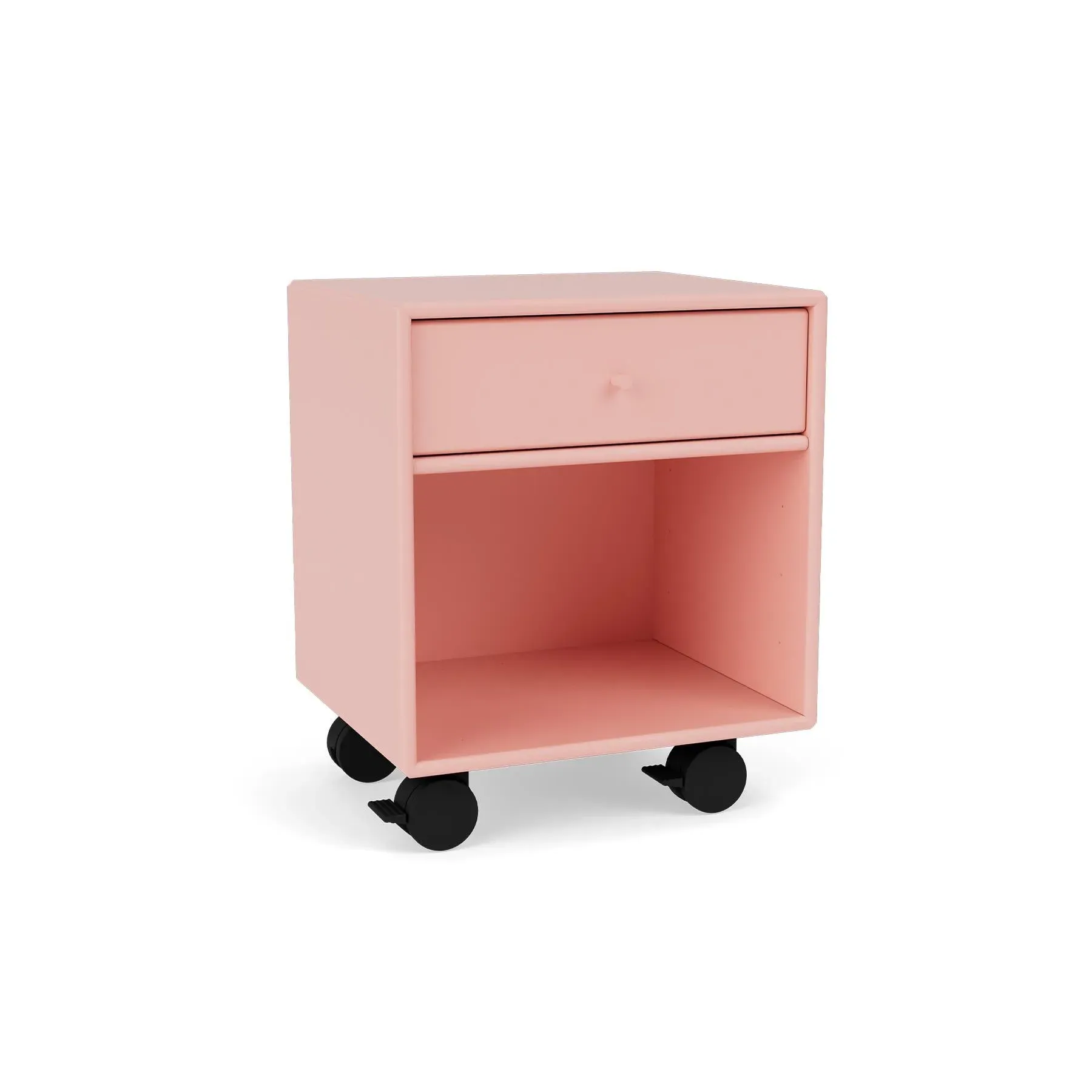 Night Stand with Castors - Ruby