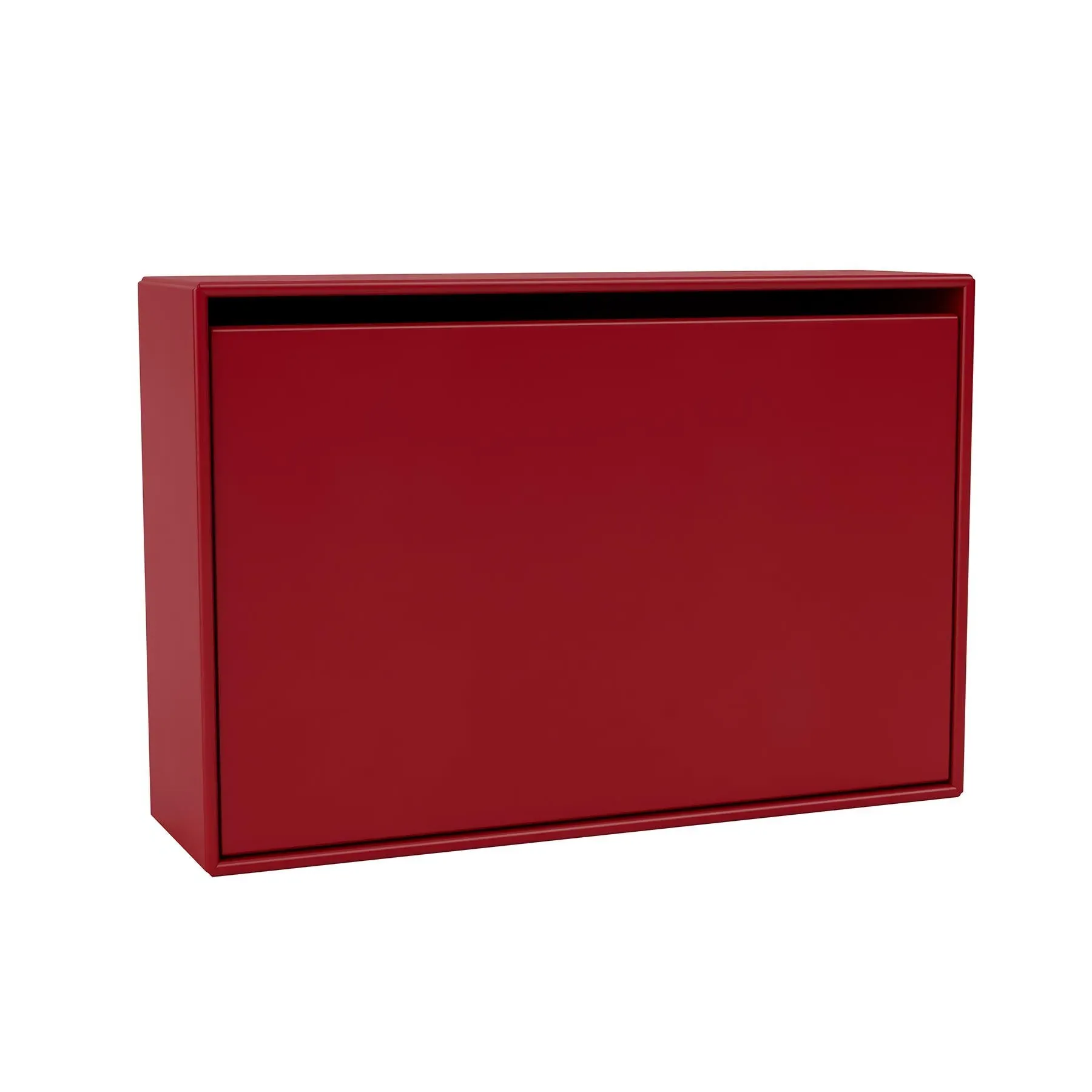 Shoe Cabinet with Flip Drawer - Beetroot