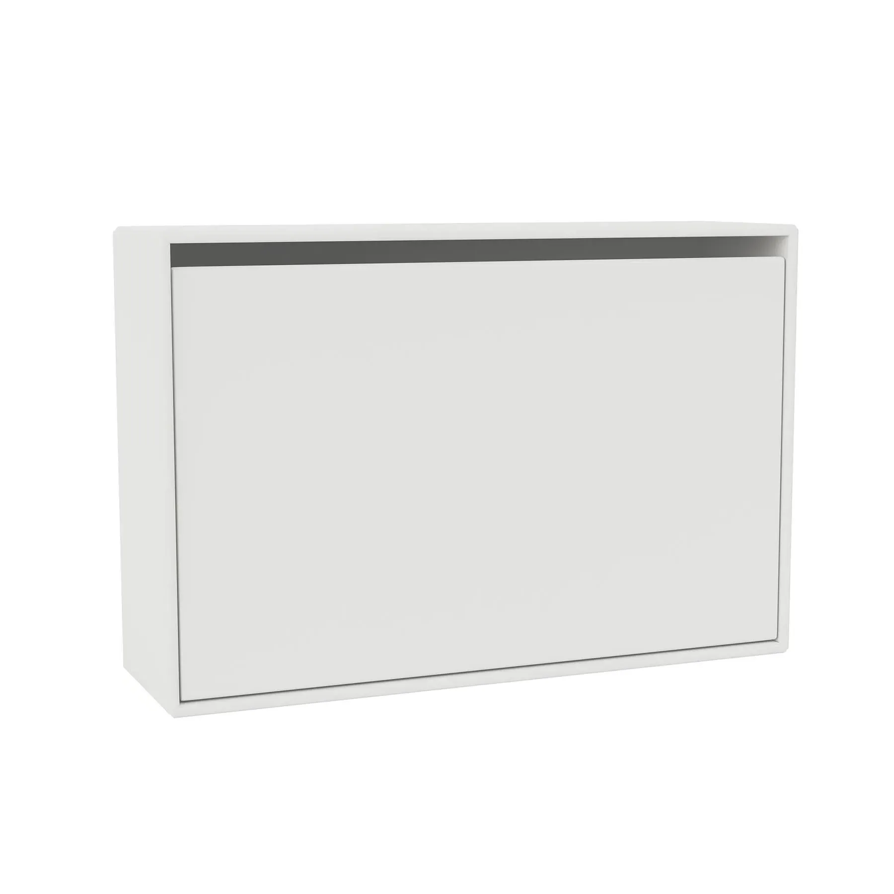 Shoe Cabinet with Flip Drawer - White