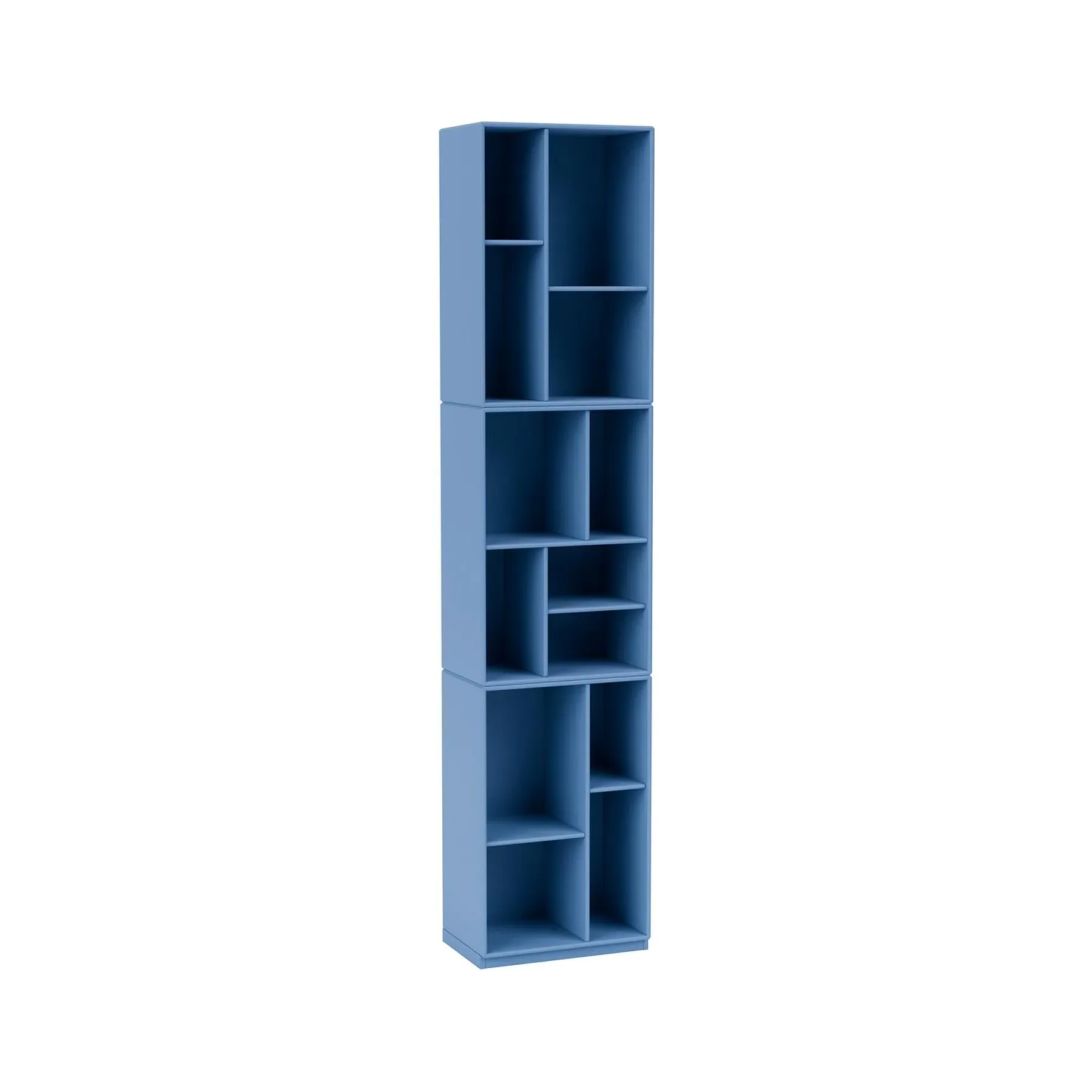 Slim Bookcase with Storage - Azure