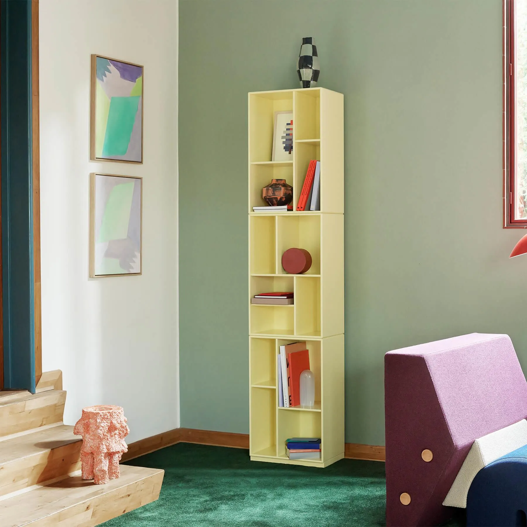 Slim Bookcase with Storage - Hokkaido